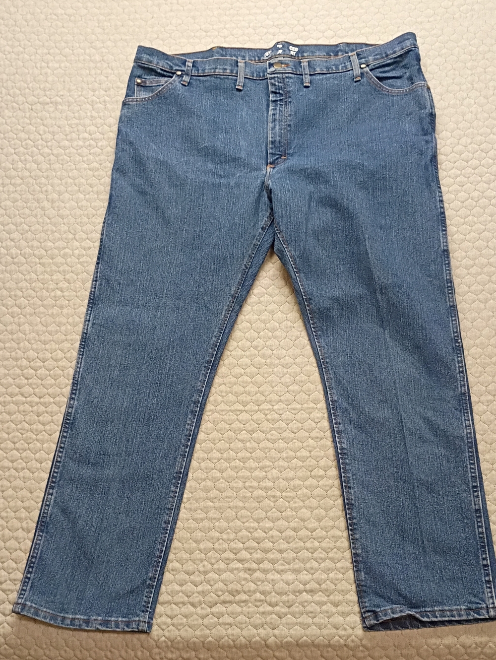 Wrangler Men's Jeans 45x32 Dark Rinse 47MACMS (TAG 46X32) Regular Fit